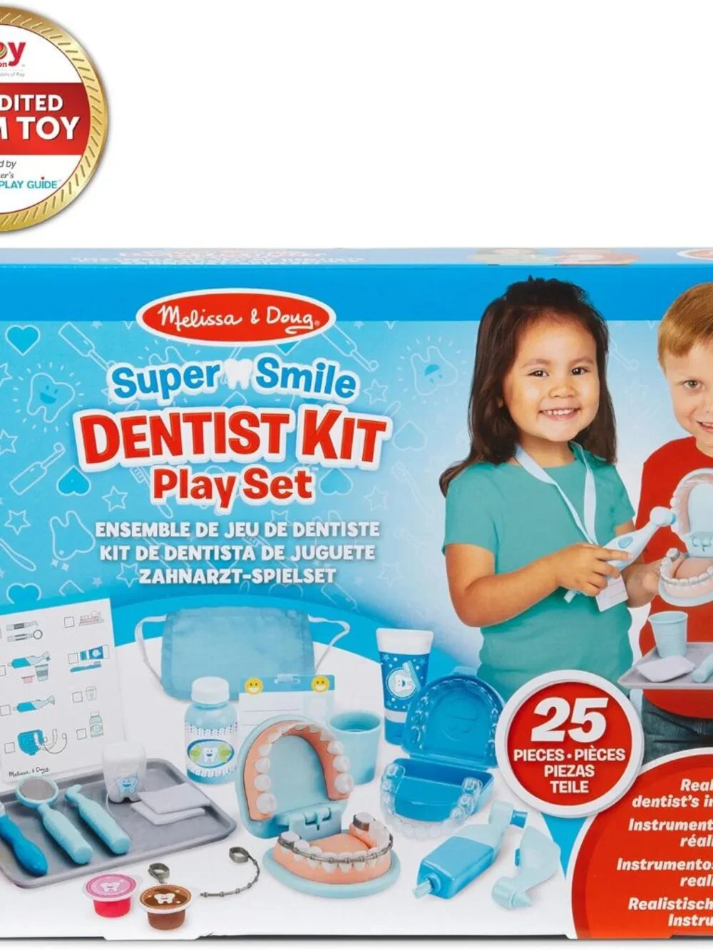 NEW Melissa & Doug Dentist Dental Pretend Play Teeth Set 25-piece Includes set o